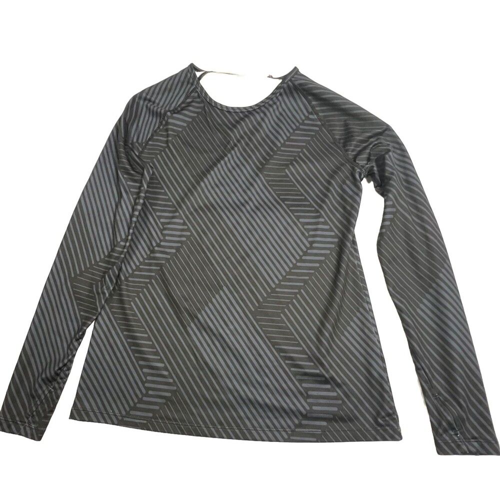 Layer 8 Performance Qwick Dry Womens Multicolor Long Sleeve Round Neck Size M
